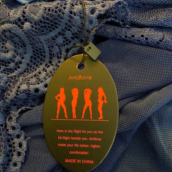 Lingerie Lace Babydoll Dress Backless Halter - Picture 8 of 9